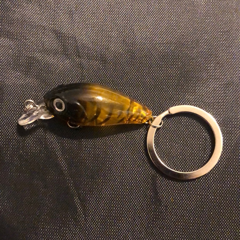 Small Fishing Lure Key Chain